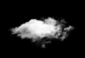 clouds on black background