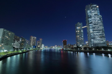 Fototapeta premium 隅田川下流風景