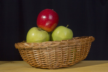 Apples in the basket