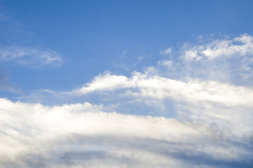 blue sky with cloud