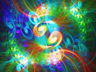 Abstract fractal background