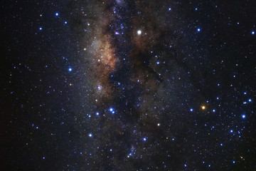 milky way galaxy with stars and space dust in the universe