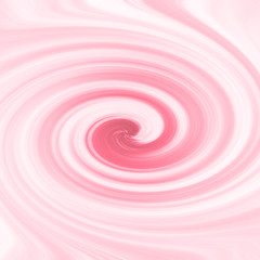 かき混ぜたストロベリードリンクのイメージ
