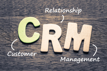 CRM (Customer Relationship Management) - obrazy, fototapety, plakaty