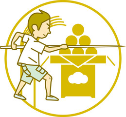 お月見泥棒