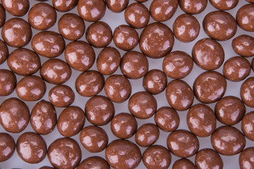 chocolate balls. chocolate balls on a background