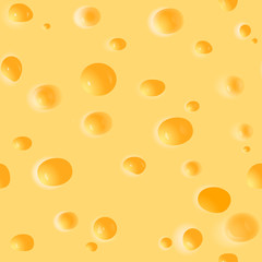 Seamless pattern, cheese, vector