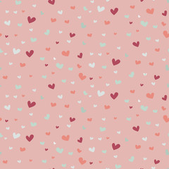 Wedding abstract seamless pattern in pastel soft colors.