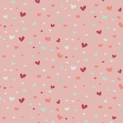 Wedding abstract seamless pattern in pastel soft colors.