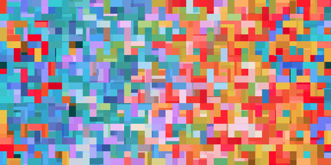 Fototapeta premium Fun Video Game Pixel Background