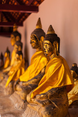 Obraz premium Buudha at Wat Phra Boromathat Chaiya Ratchaworawihan,Suratthani, Thailand