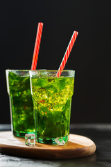 Summer mojito cocktail