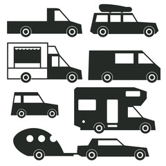 Cargo transportation by road.