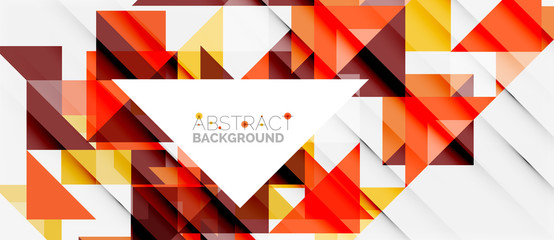 Triangle pattern design background