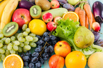 Fruits and vegetables