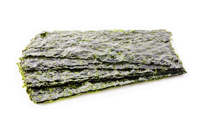 Sheet of dried seaweed, Crispy seaweeds.