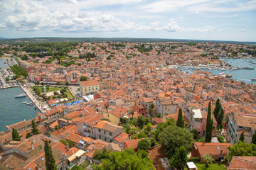 Obraz premium Panorama von Rovinj, Kroatien, Istrien