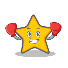 Boxing star character cartoon style © kongvector