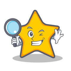 Detective star character cartoon style © kongvector