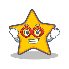 Super hero star character cartoon style © kongvector