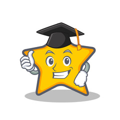 Graudtaion star character cartoon style © kongvector