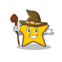 witch star character cartoon style © kongvector