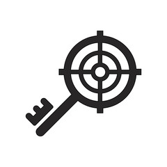 Obraz premium Target keyword icon