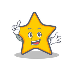Finger star character cartoon style © kongvector