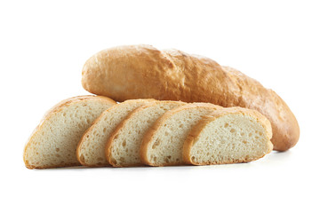 Close up studio shot of sliced delicious white bread copyspace sandwich wheat healthy eating dieting concept. 