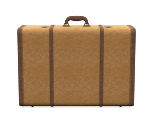 Vintage Suitcase Isolated