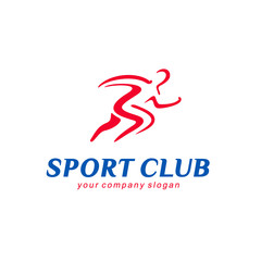 Vector logo template for sport club