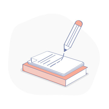Content management, content creation and news production icon