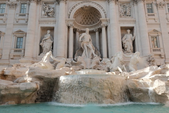 The Trevi Fountain. The Trevi Fountain (Italian: Fontana di Trevi) is a fountain in the Trevi district in Rome, Italy, designed by Italian architect Nicola Salvi