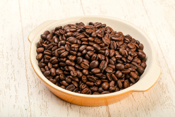 Roasted coffee beans