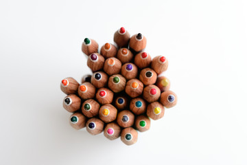 Colourful pencils