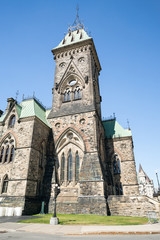 Fototapeta na wymiar The Buildings and Skyline of Ottawa Ontario
