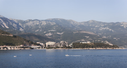 Panoramic view of the Budva Riviera