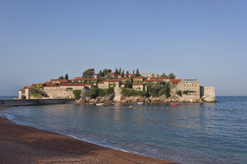 Sveti Stefan Island on the Budva Riviera