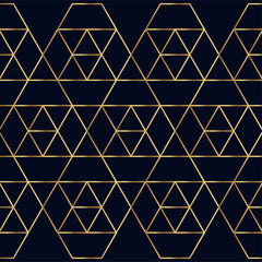 Luxury Gold Geometric Pattern Design