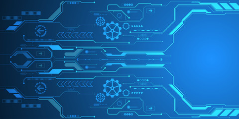 Vector abstract background technology concept.