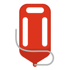 Red life saver