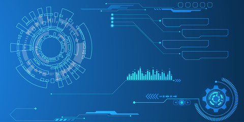 Vector abstract background technology concept.