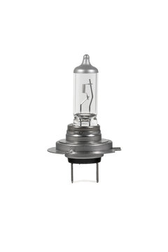 H7 halogen bulb isolated on white