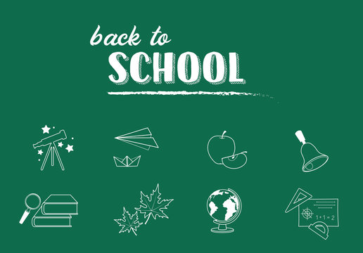 Back to school. Vector icons vol.1