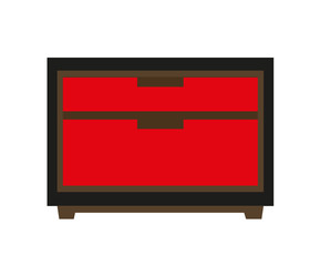Small red chest
