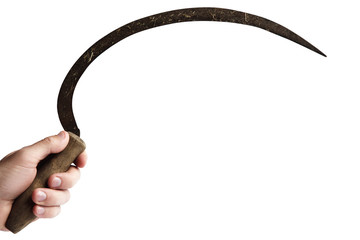 hand hold spanner tool in hand