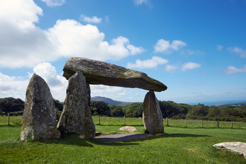 Pentre Ifan Burial Chamber Preseli hills Pembrokeshire Wales
