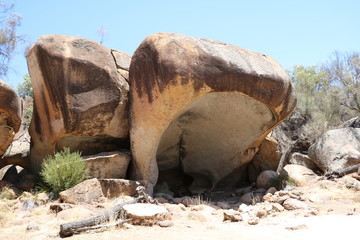 Hippo's Yawn in Western Australia, next to Wave Rock