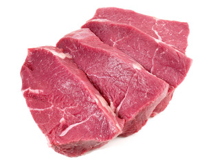 Rohe Rinderhüfte - Steaks
