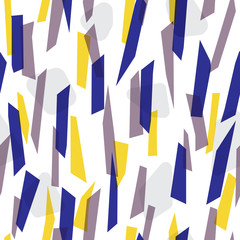 Abstract colorful stripes seamless pattern